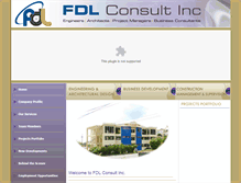 Tablet Screenshot of fdlconsultinc.com